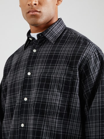 JACK & JONES Классический крой Рубашка 'JORROBB' в Черный