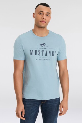 MUSTANG Shirt in Blue: front
