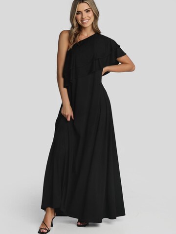 Madnezz House Kleid 'Gio' in Schwarz: Vorderseite