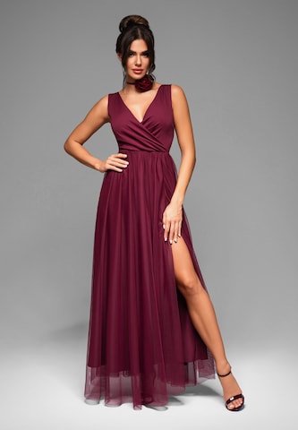 Ombre Evening dress in Red