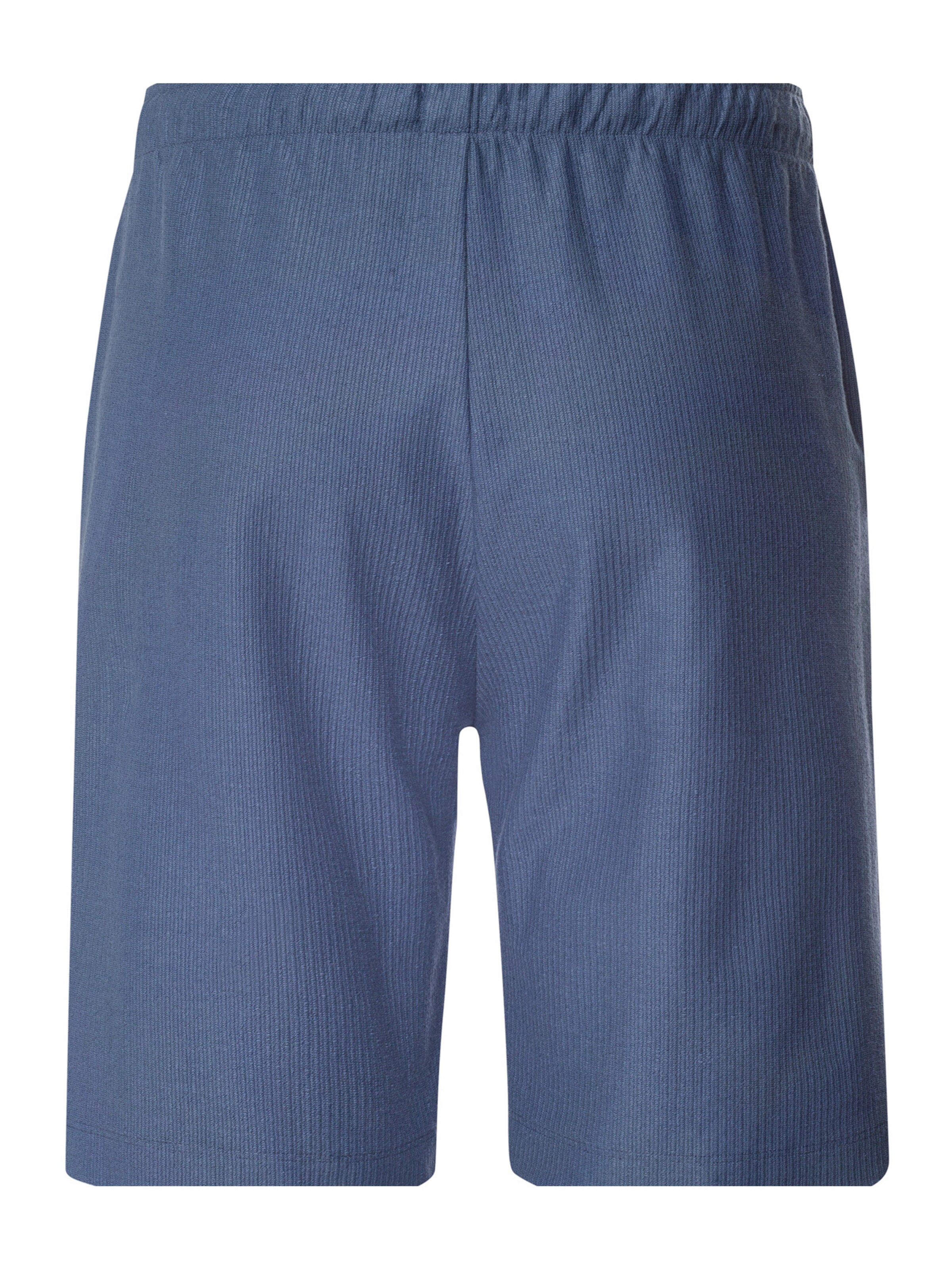 Hanro Pyjamashorts ' Loungy Summer ' in Blau