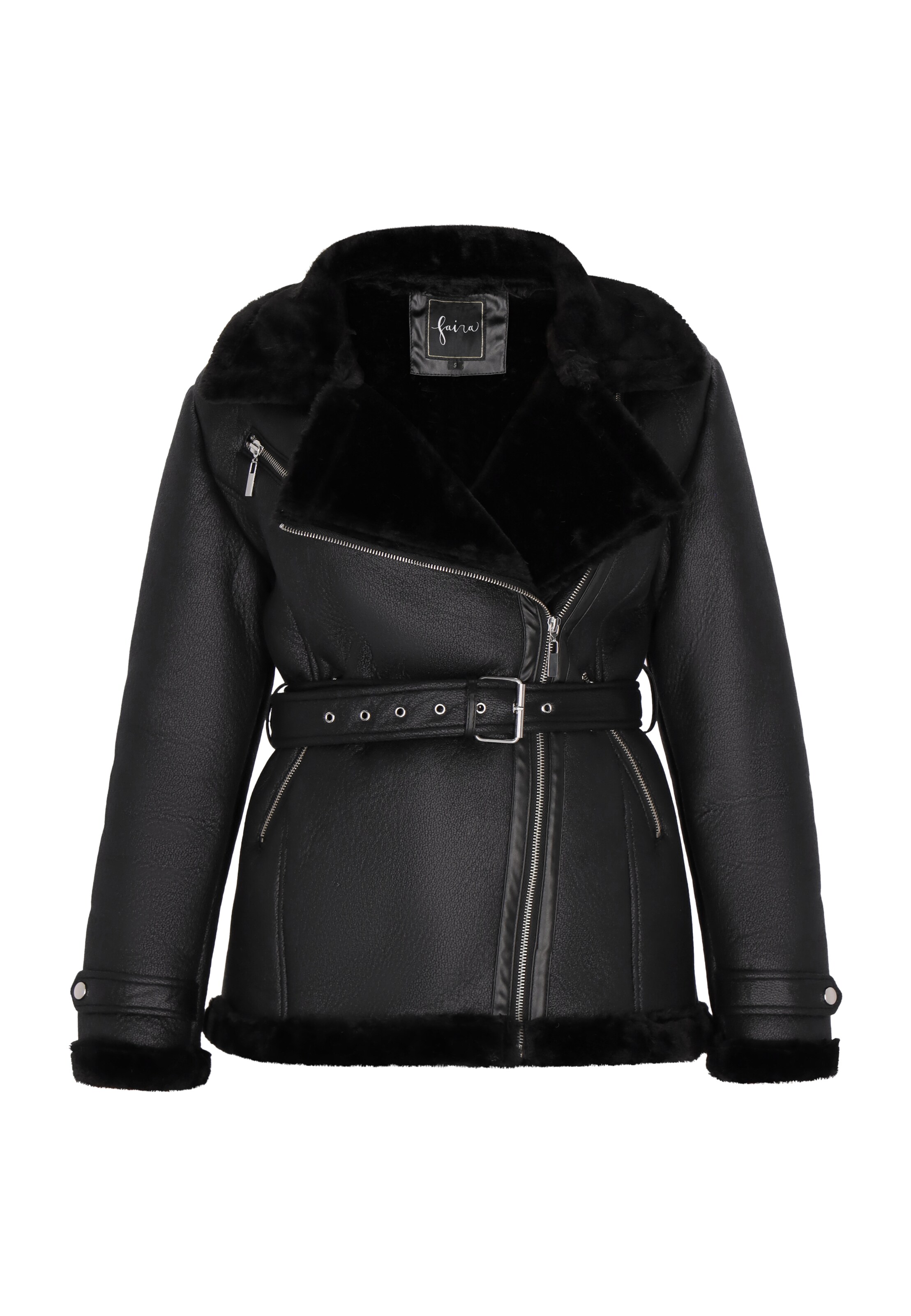 faina Tussenjas in Zwart: voorkant