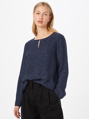 s.Oliver Blouse in Blauw: voorkant