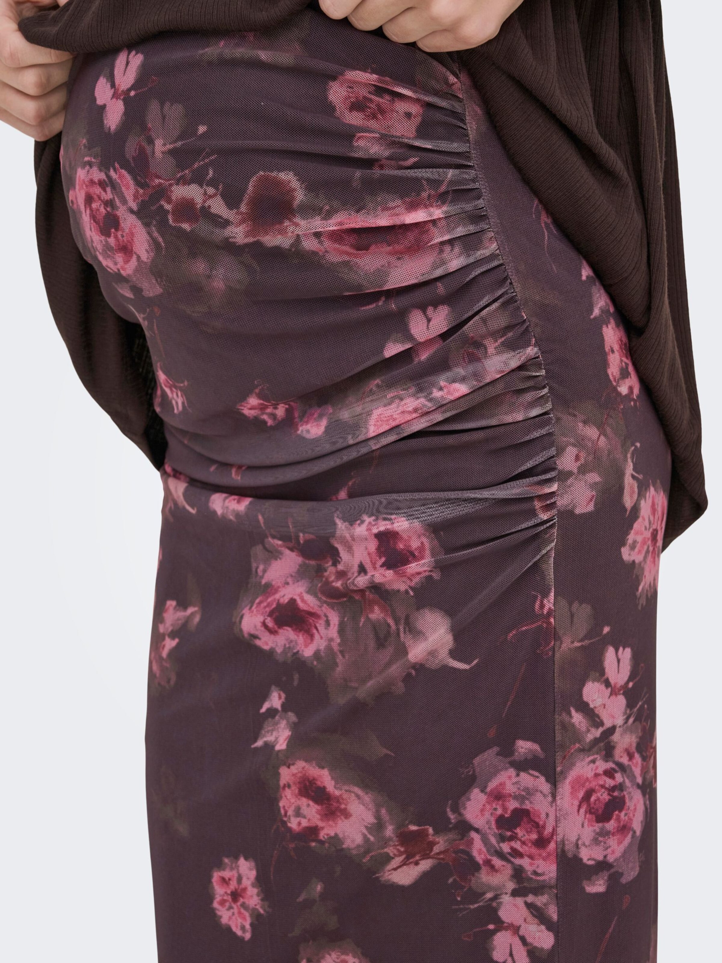 Gonna 'OLMLOURA' di Only Maternity in marrone