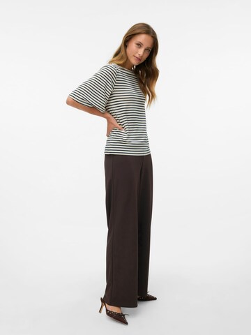 VERO MODA Wide leg Pants 'VMBerlin' in Brown