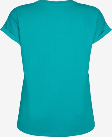 T-shirt 'MKATJA' Zizzi en bleu