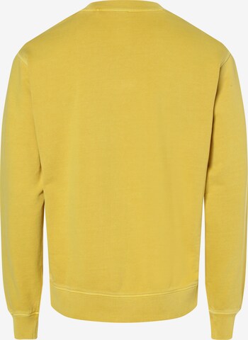 BOSS Sweatshirt 'Wefade' in Gelb