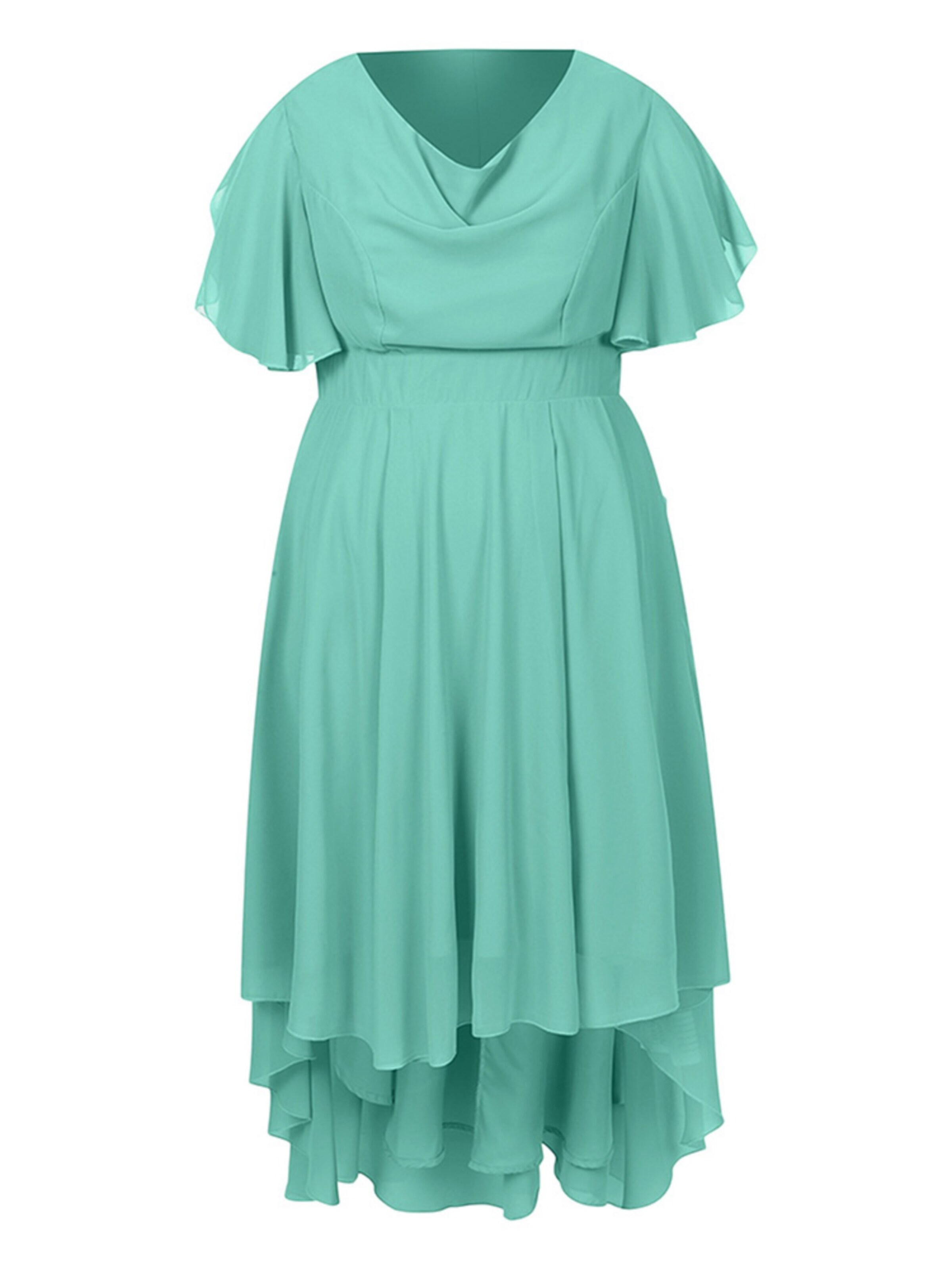 LapaPlus Cocktailjurk in Groen