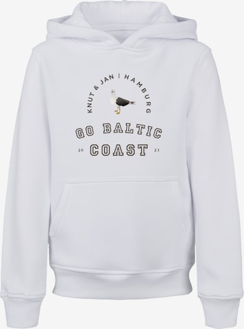 F4NT4STIC Sweatshirt in Wit: voorkant