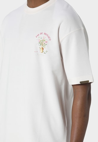 T-Shirt 'Pot De Vie' Pas De Monaco en blanc
