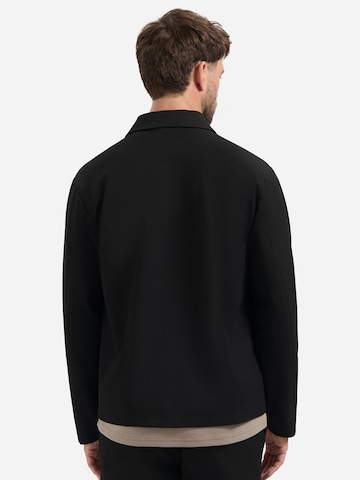 Veste mi-saison No Excess en noir : derrière