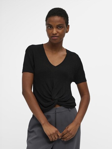 Pull-over 'Yori' OBJECT en noir : devant