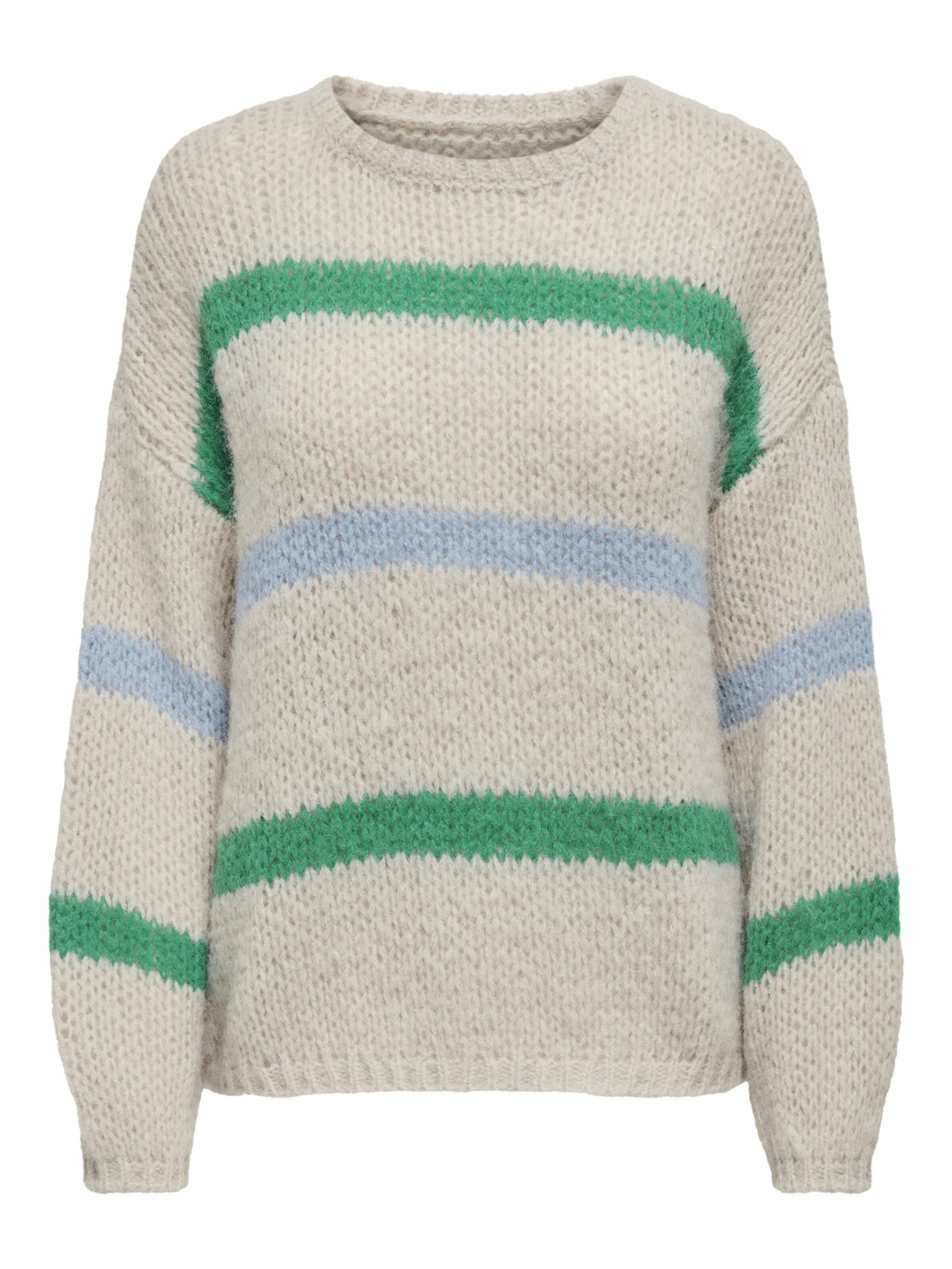 ONLY Trui 'JACKIE ' in Beige: voorkant