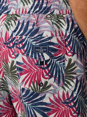Hackett London Badeshorts 'Jungle' in Weiß