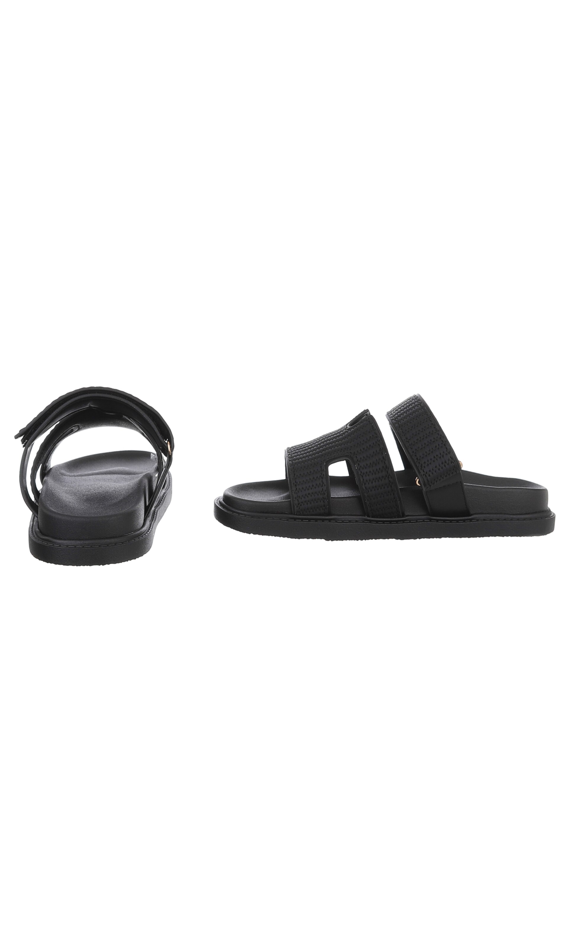 Ital-Design Pantolette in Schwarz