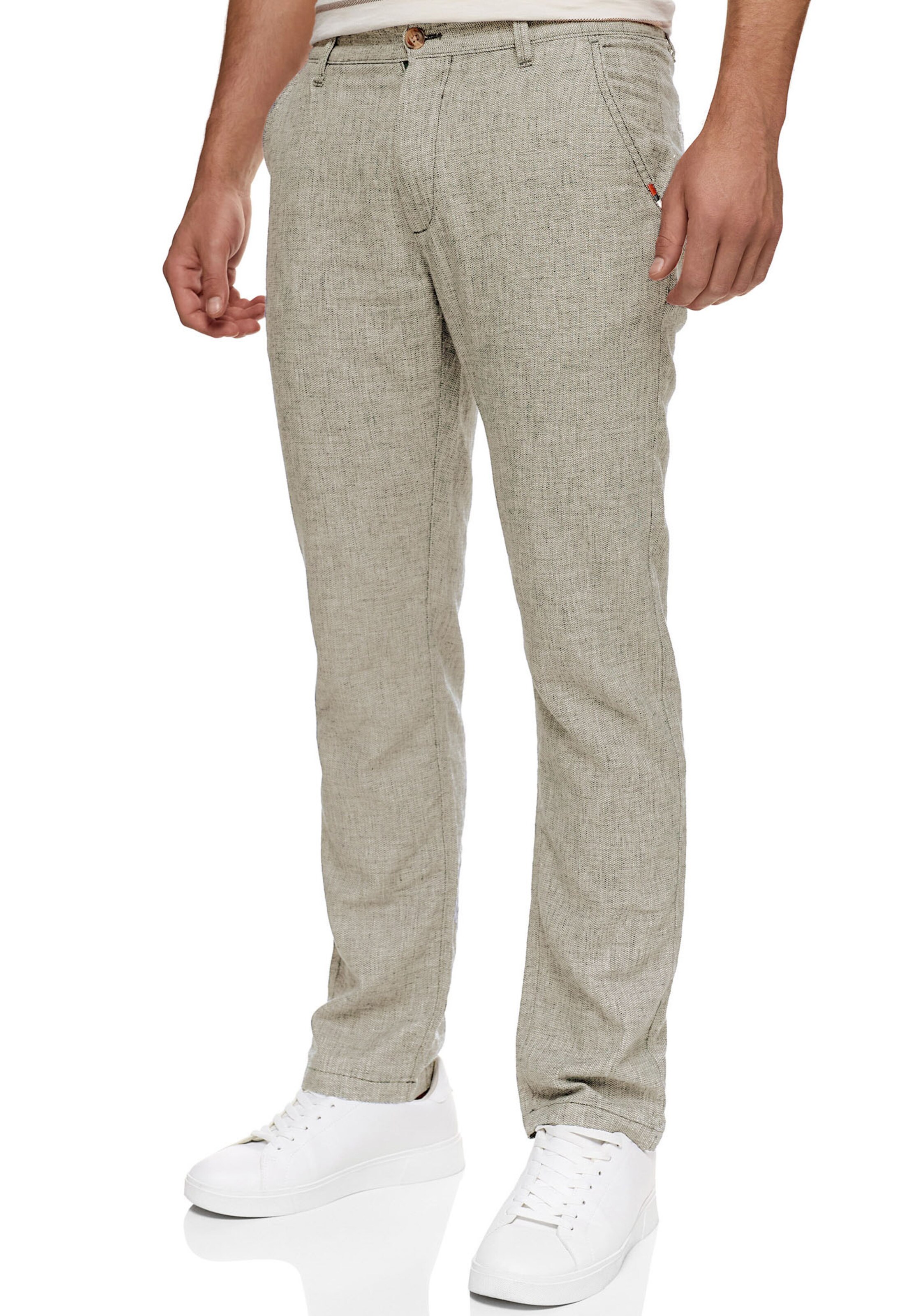 INDICODE JEANS Regular Hose in Beige