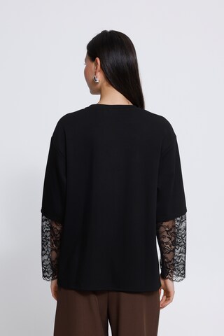 ICHI Shirt 'IHKAIWA LS' in Black