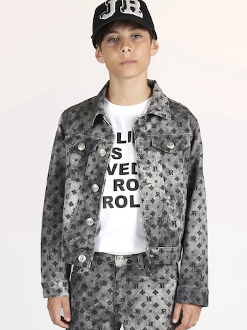 John Richmond Übergangsjacke 'Monogram' in Grau