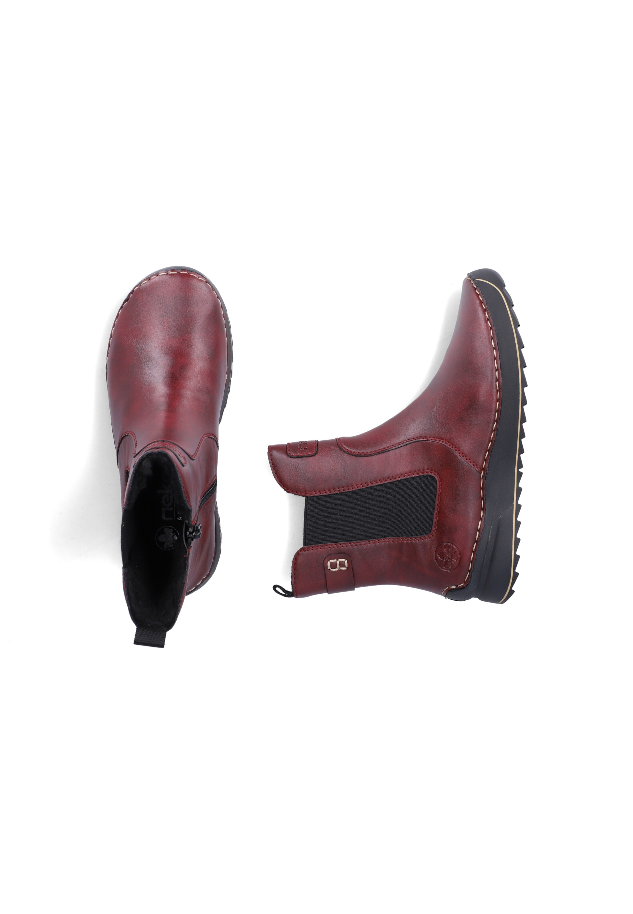 Chelsea Boots ' 51560 ' Rieker en rouge