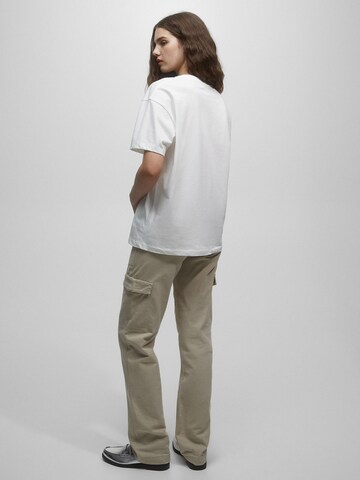 Pull&Bear Koszulka w kolorze szary