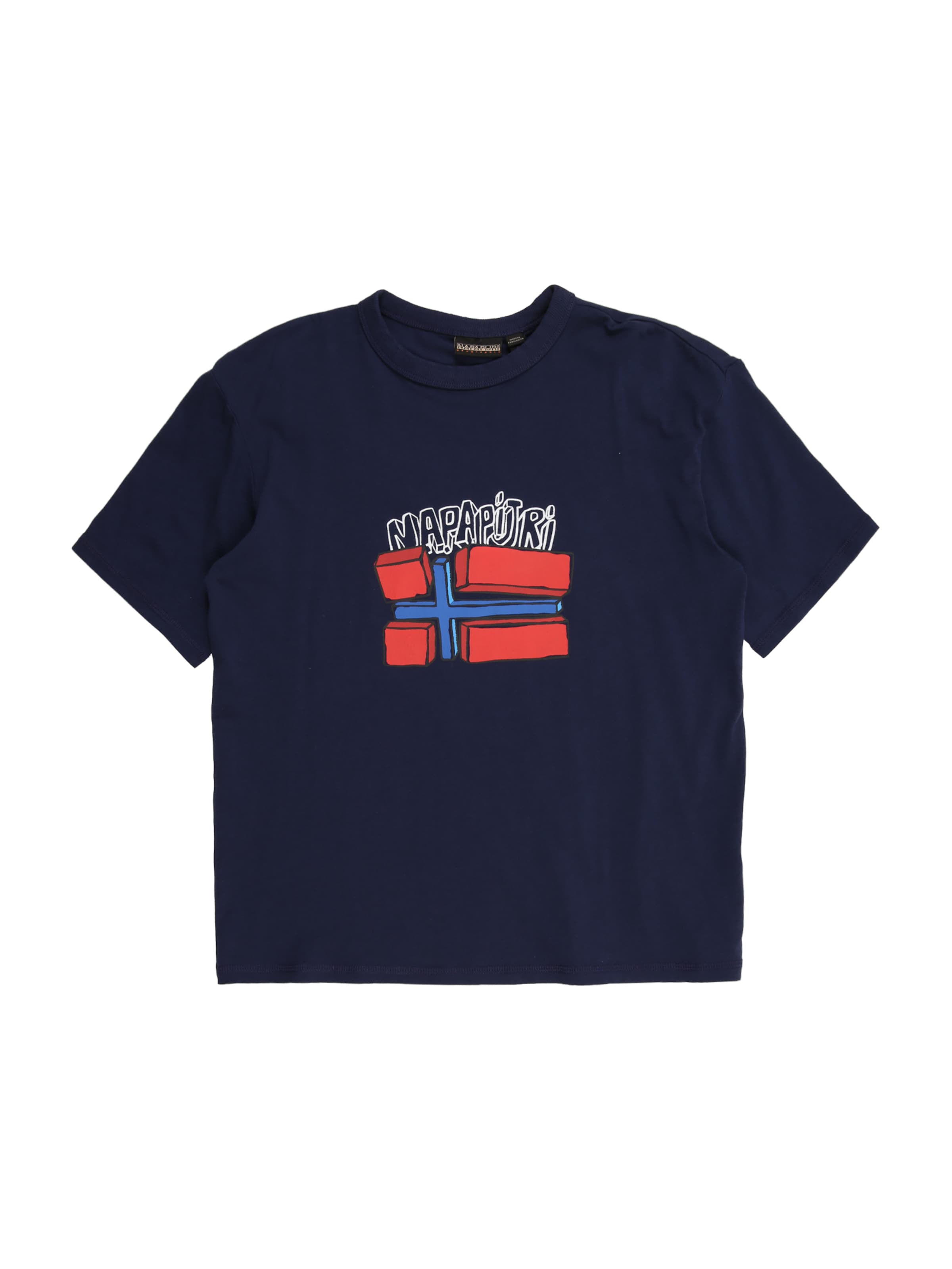 NAPAPIJRI - Camisola 'ALBEDO' em azul: frente