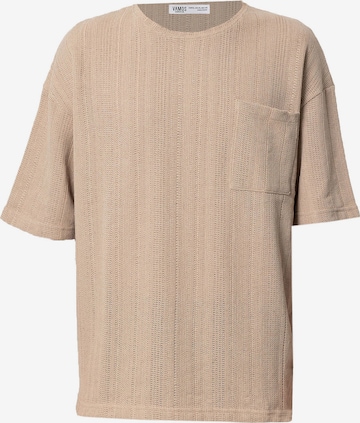 VAMOS CLO Tričko - Béžová: predná strana