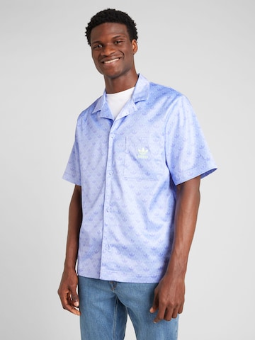 ADIDAS ORIGINALS Regular fit Button Up Shirt in Purple