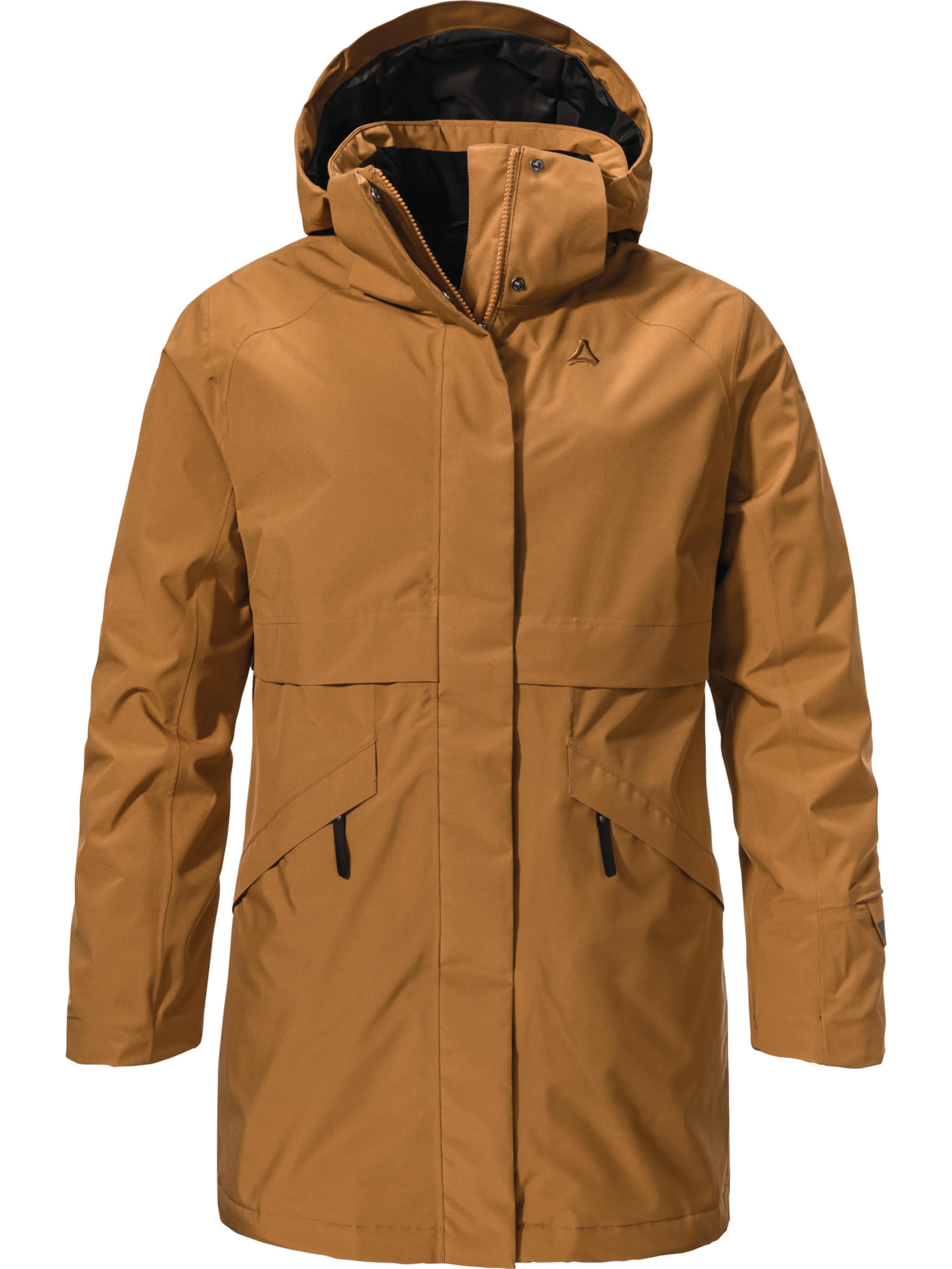Schöffel Winter parka 'Malkay' in Brown: front