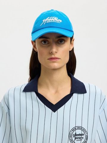 Casquette SELECTED en bleu