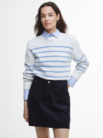 Pull-over 'Emery' Barbour en blanc : devant