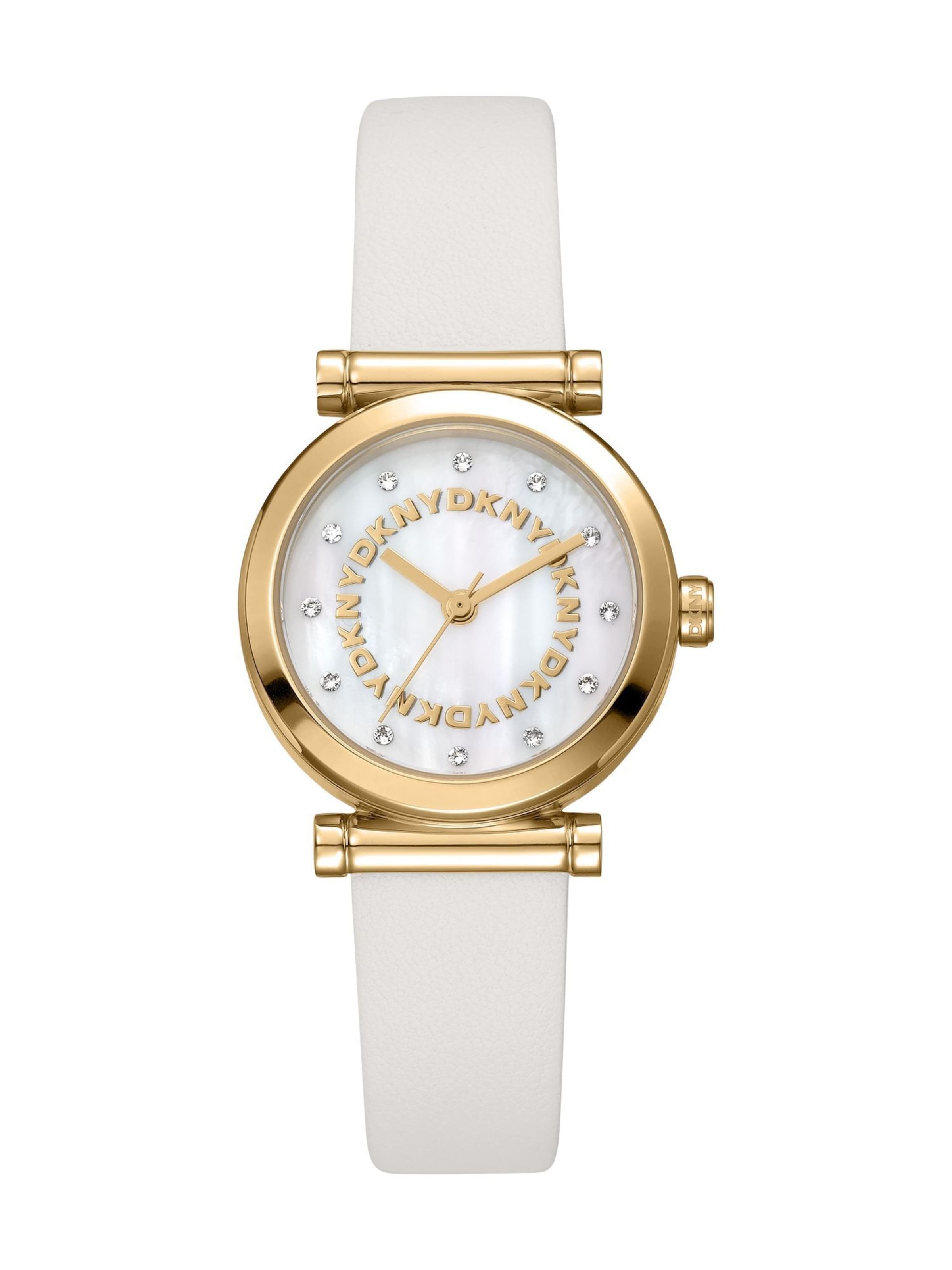 DKNY Analoguhr in Gold: Vorderseite