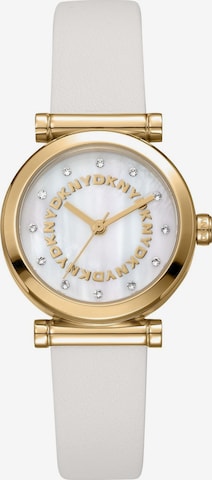 DKNY Analoguhr in Gold: Vorderseite