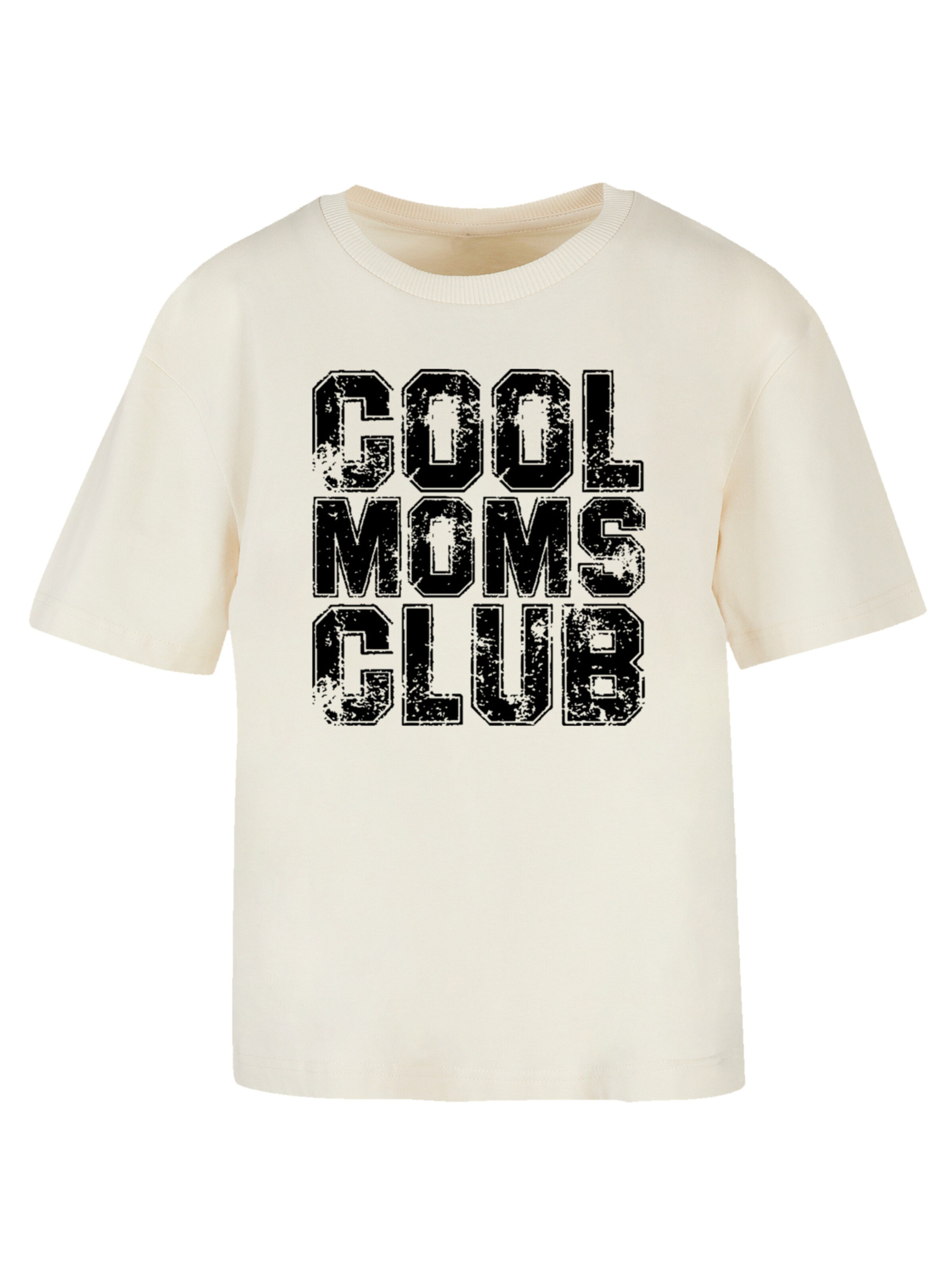 F4NT4STIC Shirt 'Mothers Day Modern Love Statement Trendy Slogan' in Beige: voorkant