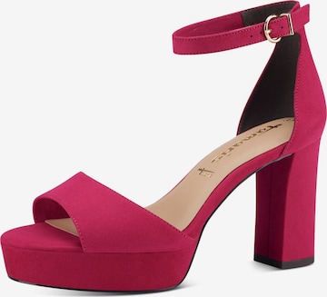 TAMARIS Sandals in Pink: front