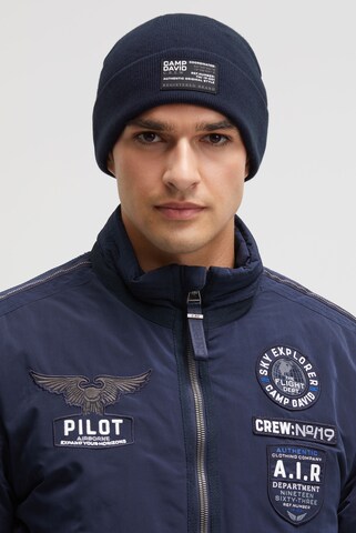 CAMP DAVID Beanie in Blue