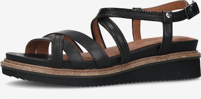 MANFIELD Riemensandale in schwarz, Produktansicht