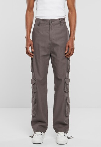 Karl Kani - regular Pantalón cargo en gris: frente