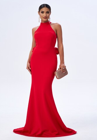 Moda Minx Avondjurk 'ANGE' in Rood: voorkant