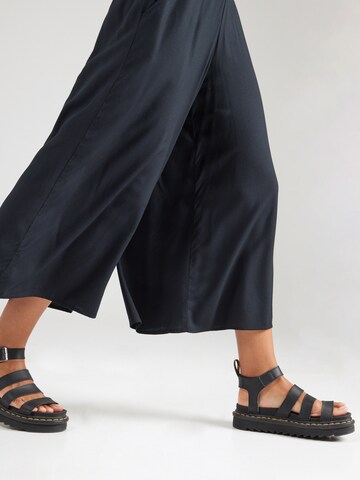 Blutsgeschwister Wide leg Trousers 'In Full Bloom' in Black