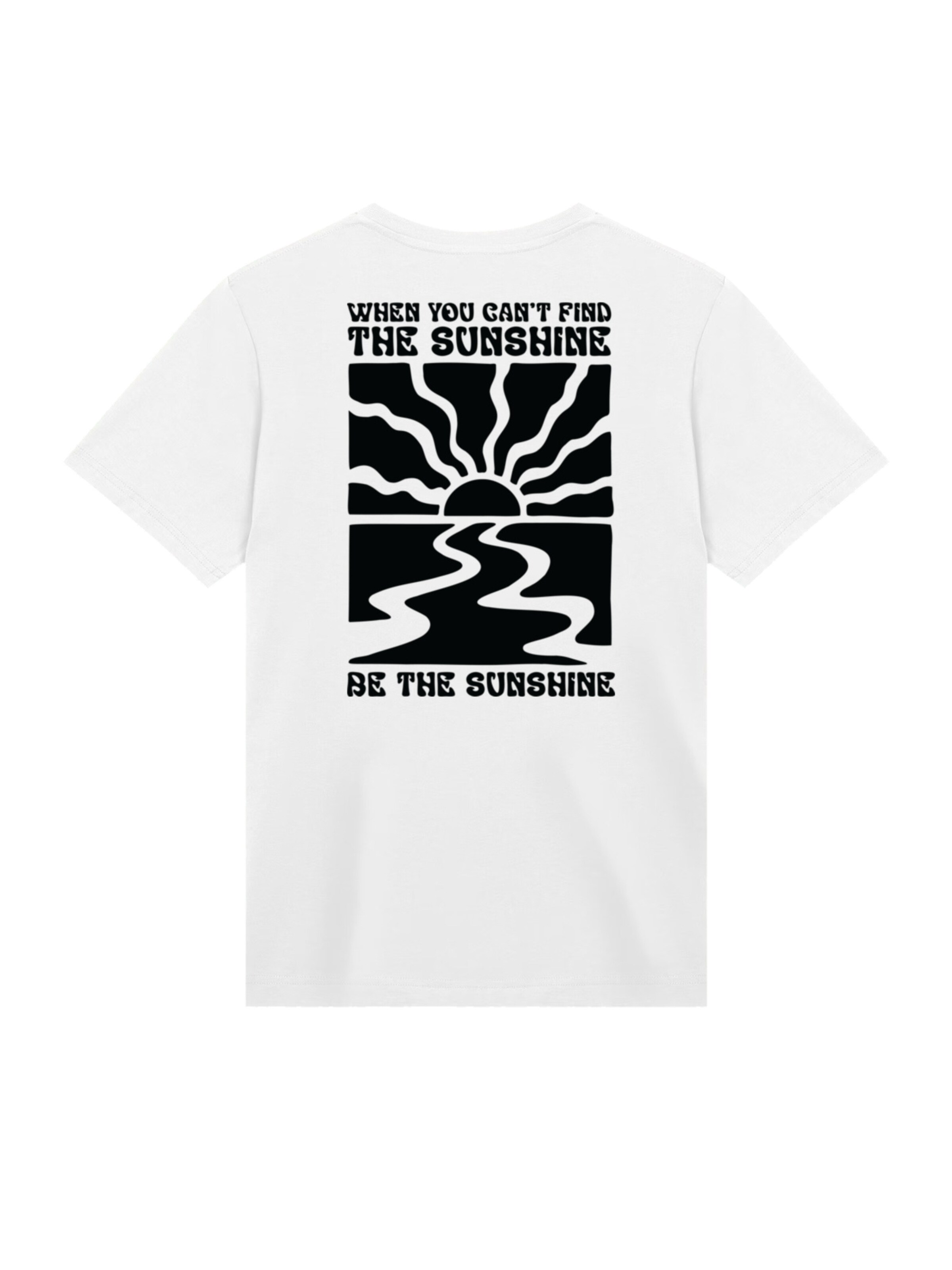 T-Shirt 'Be The Sunshine' F4NT4STIC en blanc