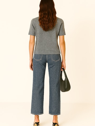 WEARABLE STORIES Sweater 'Nina' in Grey