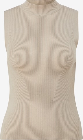 COMMA Knitted Top in Brown: front