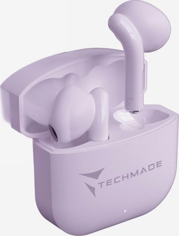 Casques 'Techmade AI Kabellose Ohrhörer' Techmade en violet : devant