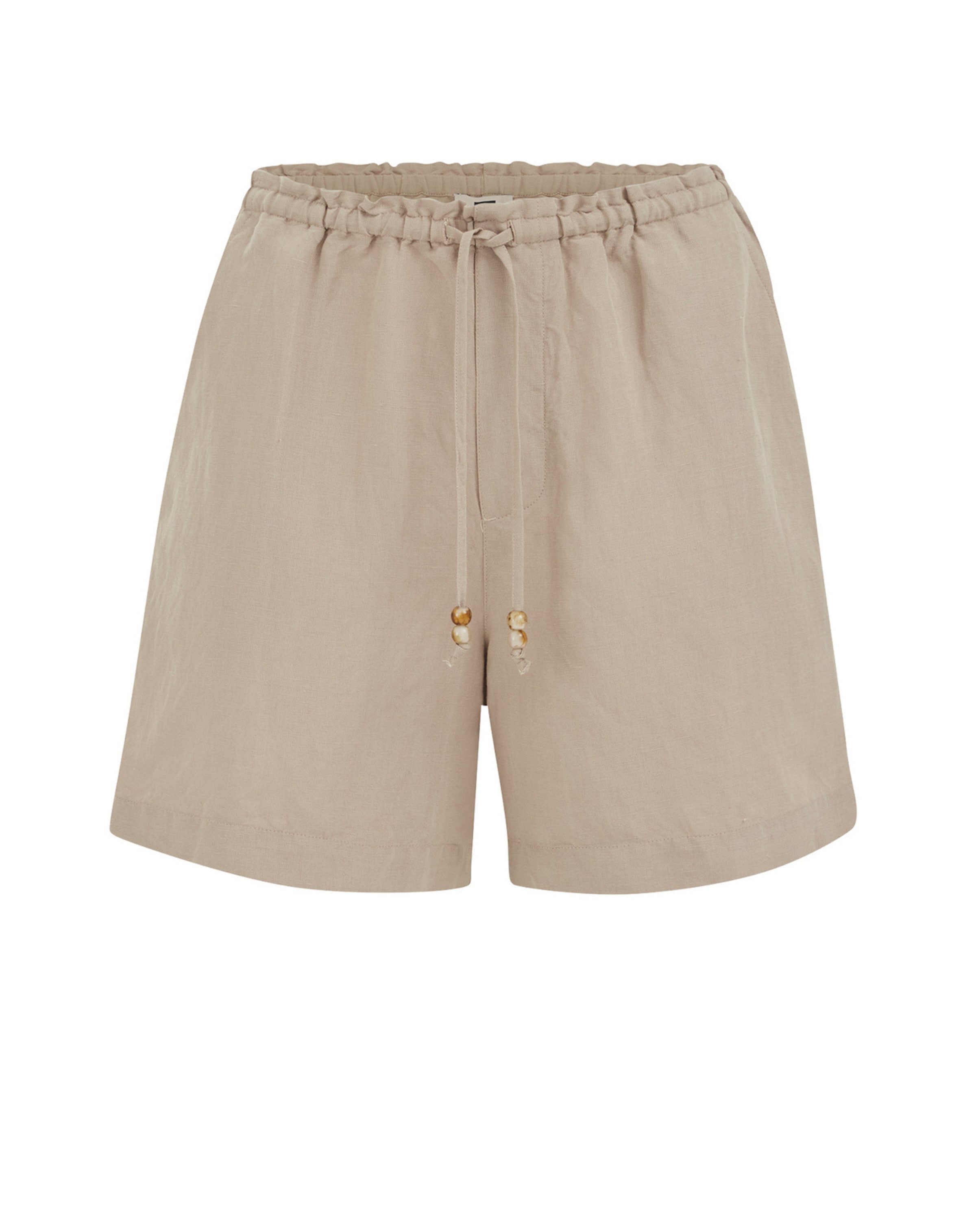 WE Fashion Ohlapna forma Hlače | bež barva: sprednja stran