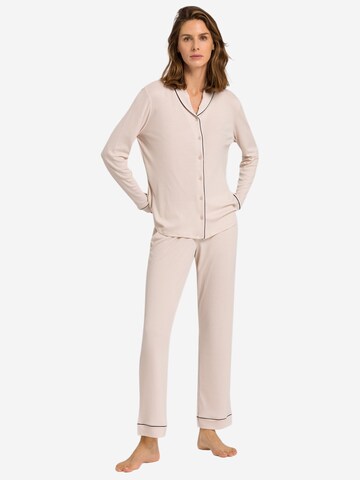 Hanro Pyjama 'Natural Comfort'‌‌‌ in Weiß