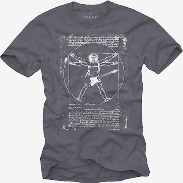MAKAYA Shirt in Grau: Vorderseite