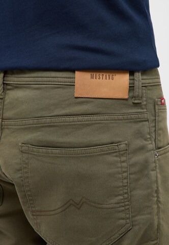 MUSTANG Slimfit Jeans in Grün
