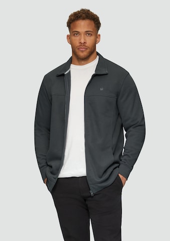 s.Oliver Sweatvest in Grijs: voorkant