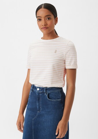 T-shirt comma casual identity en beige : devant