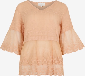 Apricot Bluse in Orange: Vorderseite